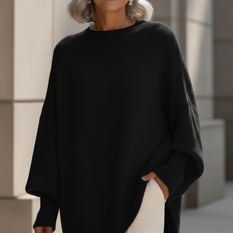 Rosa™ | Oversized stickad tröja