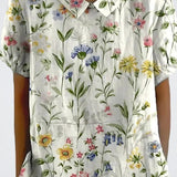 Selma | Blommönstrad blus