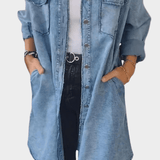 Sidsel | Jeansskjortklänning