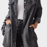 Sidsel | Jeansskjortklänning