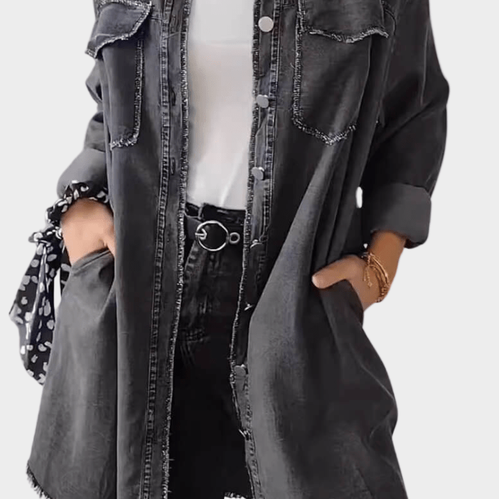 Sidsel | Jeansskjortklänning