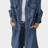 Sidsel | Jeansskjortklänning