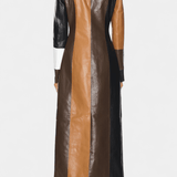 Solveig | Trenchcoat i patchwork