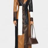 Solveig | Trenchcoat i patchwork