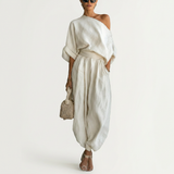 Mila™ | Set med topp och off shoulder-blus