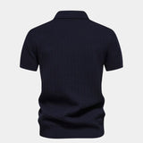 Viktor™ | Klassisk slim-fit-tröja med dragkedjekrage