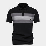 Viktor™ | Klassisk slim-fit-tröja med dragkedjekrage