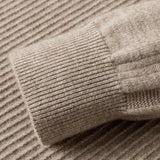 Vilhelm™ | Basic tröja med halv dragkedja