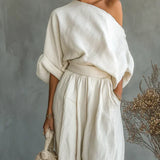 Mila™ | Set med topp och off shoulder-blus