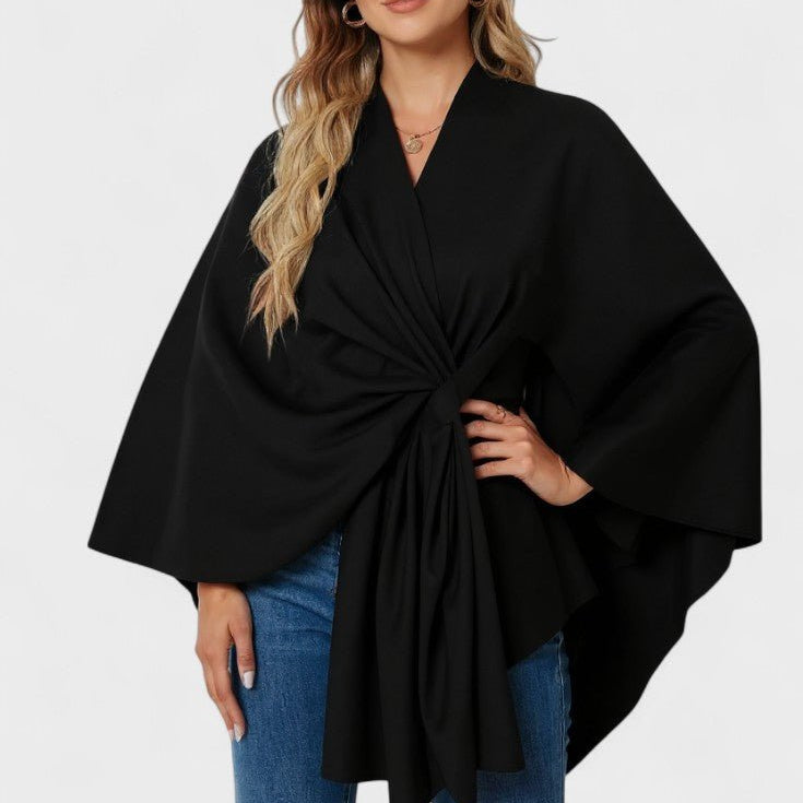 Yvette | Elegant draperad poncho