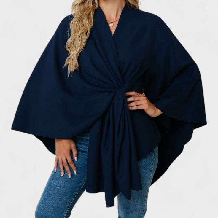 Yvette | Elegant draperad poncho