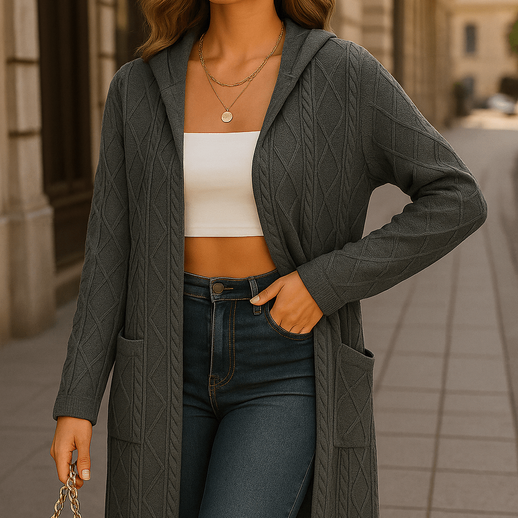 Zienna | Stickad jacka