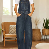 Nora | Jumpsuit i denim med fickor
